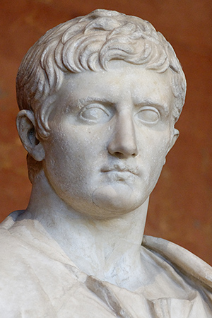 Selfie de l'empereur Auguste, lors de son court séjour à Dax - Crédit photo: © Marie-Lan Nguyen / Wikimedia Commons