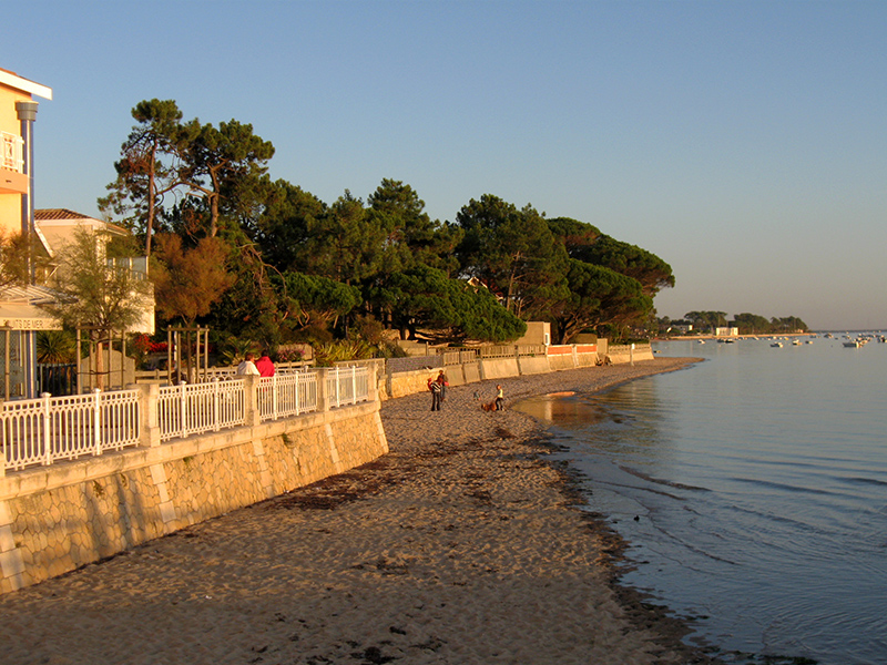 La plage de la Jetée, au soleil couchant - Crédit photo: FranceSudOuest