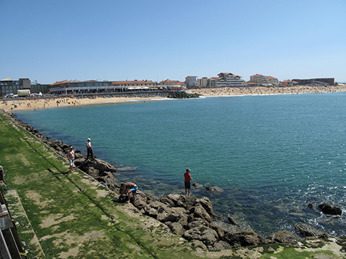 Plage de l'Estacade et plage centrale de Capbreton - Crédit photo:  Tangopaso