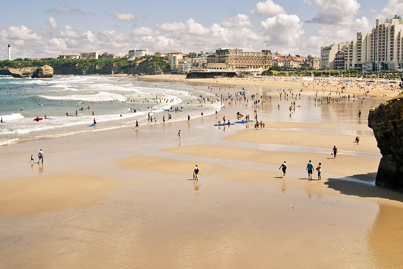 La Grande Plage à Biarritz - Crédit photo: José Sáez - Flickr