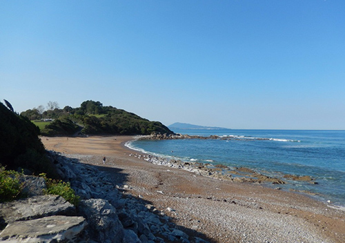 Plage de Cenitz à Guéthary.
