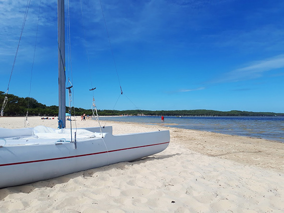 Le lac de Carcans est le paradis des enfants - Crédit photo: FranceSudOuest