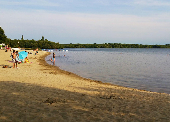 Toute la quiétude du lac de Léon...