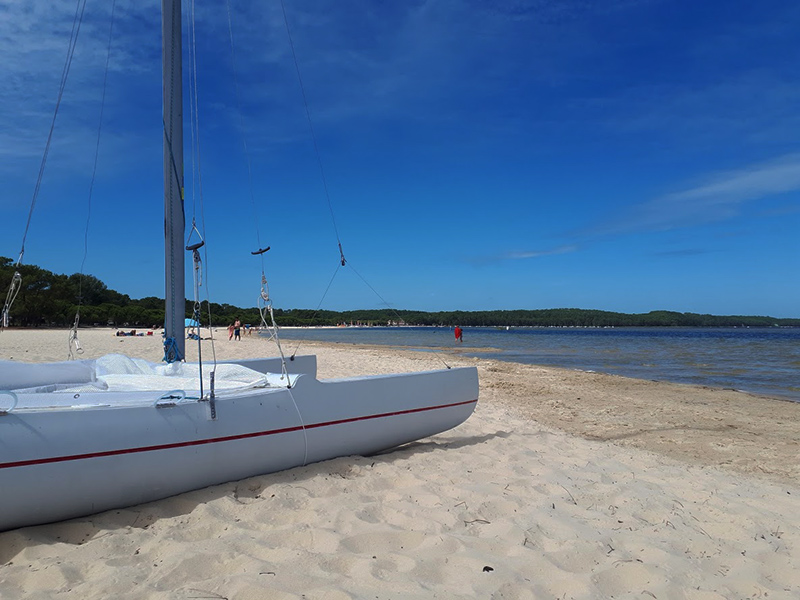 On est bien au lac d'Hourtin - Crédit photo: FranceSudOuest