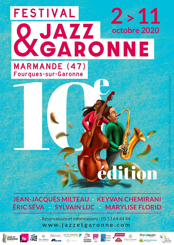affiche du festival jazz & garonne