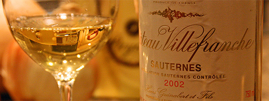 bouteille de sauternes