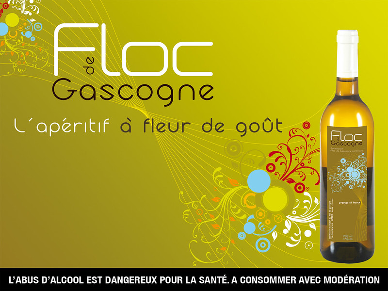 affiche promotionnelle du floc de gascogne