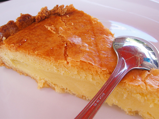 part de gâteau basque