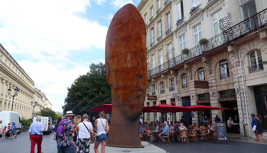 la sculpture sanna à Bordeaux