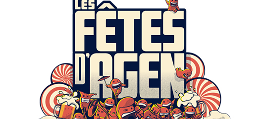 affiche des fêtes d'agen