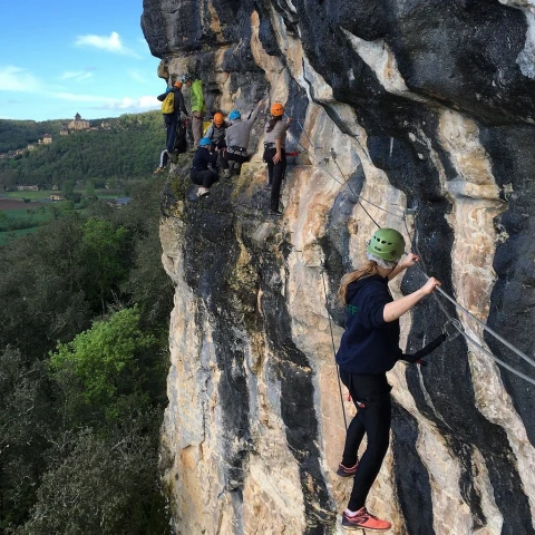 Via ferrata en dordogne