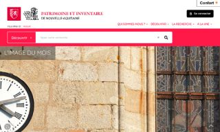 site web Patrimoine Nouvelle-Aquitaine