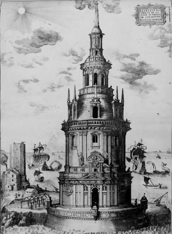 Le phare de Cordouan avant sa surélévation.