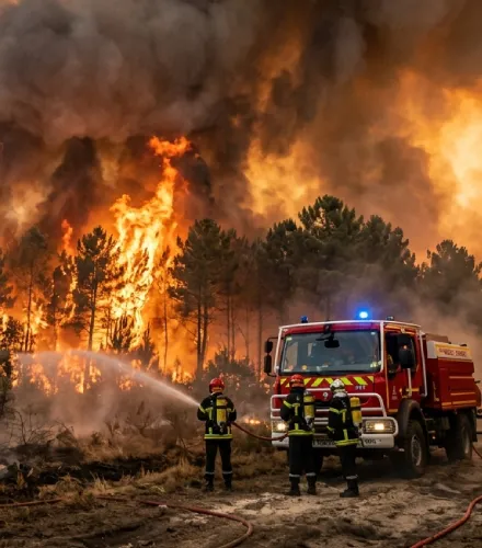 incendies en gironde